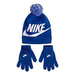 NIKE Swoosh Pom Beanie 4-7 Years Blue