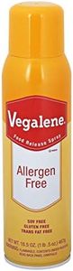 VEGALENE ALLERGEN FREE FOOD RELEASE PAN SPRAY, 16.5 OZ., Pack of 3