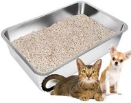 Stainless Steel Cat Litter Box, Ext