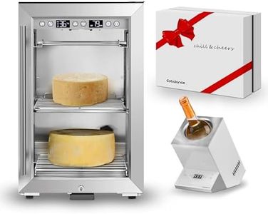 Cobalance Dry Aging fridge for Steaks, Dry Age freezer for Ribeye,Chicken, Ham& Cheese up to 33lbs, Home Meat Ager Refrigerator, Perfect for Homemade Salami, Tender Aged Beef and Game in 21-46 Days