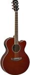 Yamaha CPX600 RTB Acoustic-Electric Guitar, Rootbeer