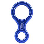 NewDoar Peak Rescue Terminal 8 Descender 35KN Rescue Device for Climbing Belaying and Rappelling Device