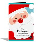 Alwaysgift May Christmas Warm Your Heart Greeting Card Christmas Gift Items For Men and Women/Sister/Brother Gift