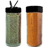Premium Glass Spice Shakers - 16 oz