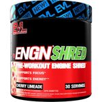 Shredding Pre Workout Powder - Evlution Nutrition Ultimate Pre Workout Supplement with L-Carnitine and Capsimax for Intense Body Toning Energy Focus and Gains (30 Servings) - Cherry Limeade