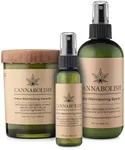 Cannabolish Smoke Odor Removing Set: Candle + Travel Spray + Home Spray