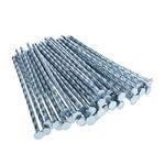 Artilife 50 Pack - 6.3" Metal Landscape Edging Anchoring Spikes,Galvanized Metal Garden Stakes for Artificial Turf, Paver Edging, Weed Barrier, Lawn Edging，Carpentry and More