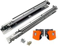 BLUM 21 Inch Drawer Slide, Full Extension, Concealed, Undermount. 563H5330B with 100 Lbs. Weight Capacity and Soft Close for 5/8 inch Thick Drawers. Including: Locking Devices (Pair)