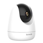 Tenda 2K Security Camera, Indoor Pan Tilt WiFi Camera, Wireless Camera Baby Monitor with APP for Pet/Dog/Kid/Older, 2-Way Audio, Night Vision, Auto Tracking, Siren, Human & Motion Detection (CP6)