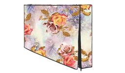 Larando Dustproof Waterproof Printed LED Cover with Transparent Polythene Layer Compatible for All Brands Led TVs (43 INCH Polyvinyl Chloride (PVC)