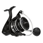 PENN Pursuit IV Spinning, Fishing Reel, Spinning Reels, Sea - Inshore Fishing, Spin Fishing, Jig, Lure Reel for All-Round Use, Boat, Kayak, Shore, Unisex, Black Silver, 6000