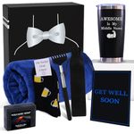 GOLDMUS Get Well Soon Gifts for Men - Care Package for Men and Get Well Gifts for Men After Surgery. Inspirational Gift Baskets for Men, Encouragement Gift Box for Men