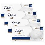 Dove Orginal Beauty Cream Bar 3 in 1 Cleanses, Moisturises and Nourishes Sulphate-Free Bath Soap for Soft and Smooth Skin, Suitable for Daily Use 6x90g, 4 Pack