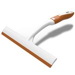 SCRUBIT Window and Shower Squeegee, Lightweight Squeegy Cleaner for Windows, Glass, Car Windshield, and Mirror - Streak Free Cleaning Tool for Shower Doors, Kitchen and Bathroom