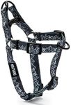 Wolfgang Premium No Pull Dog Harness, Dog Harness for Large Dog, Durable & Easy to Clean Nylon with Quick Clip Buckles, for Training & Daily Use, Made in USA, WolfMtn Print, (1 Inch x 20-30 Inch)