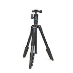 Benro Andoer Itrip It15 Aluminum Travel Angel Tripod Kit with Ball Head Monopod (Black)