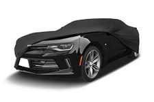 Moda Stretch Black Indoor Car Cover for 2016-2018 Camaro Car Cover with Bag and Logo