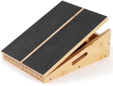 Planche Inclinée Professionnelle - Plan Incliné - Planche Inclinée Kiné - Plan Incliné Adulte - Planche Extensible pour Mollet - Planche d'inclinaison Réglable et Étirement du Mollet