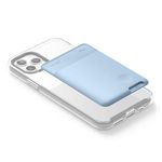 elago Card Pocket [Pastel Blue] - Secure Wallet, Ultra Slim Card Holder 3M Adhesive ID Card for iPhone, Galaxy and Most Smartphones