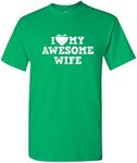 I Love My Awesome Wife Husband Dad Father Funny T Shirt 3XL Irish