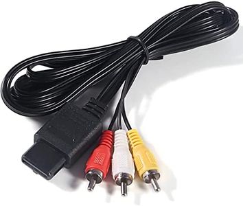 Game Story (Vendeur français - Compatible pour Câble Composite audio vidéo Av Rca générique Gamecube/Ngc/N64/Snes