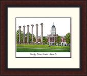 Campus Images University of Missouri Legacy Alumnus Framed Lithographic Print, Team Color