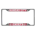 FANMATS 21376 License Plate Frame NFL (Kansas City Chiefs), 1 Pack