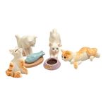 Krisah Resin Miniature Doll House/Garden Decoration Items (Cat Family Set of 7pcs)