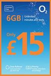 O2 Pay As You go sim card, BIG BUNDLE 15 tariff - sims can be used with any O2 tariff