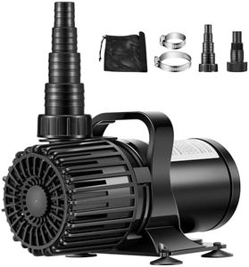 VIVOHOME 120W 2700GPH Submersible Water Pump with 180° Seamless Adjustable Nozzle and Barrier Bag for Koi Pond Waterfall Fountains Fish Tank