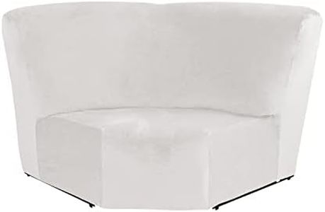 TOPCHANCES Corner Sofa Cover 1 Piece Additional Corner Seat Cover Sectional Recliner Sofa Slipcover Velvet Stretch Soft Corner Piece for Reclining L Shape Sofa Couch