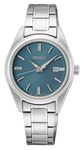 Seiko Stainless Steel Analogue Blue Dial Men Watch-Sur531P1, Bandcolor-Silver