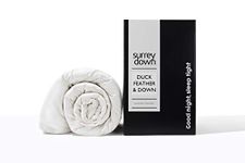 Surrey Down Company White Duck Feather And Down Duvet, 4.5 Tog, King