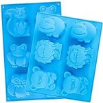 Beasea Animal Soap Molds, 2 Pack La
