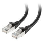 Cable Matters Cat 8 S/FTP RJ45 Patch Cable in Black - 25 Feet