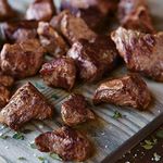 Premium Super Trimmed™ Tenderloin Filet Mignon Beef tips, Aged up to 28 Days. Tender and Juicy Restaurant Quality Beef Steak and Cooking Instructions from Kansas City Steak Company (2 Packages, 1 lb each)