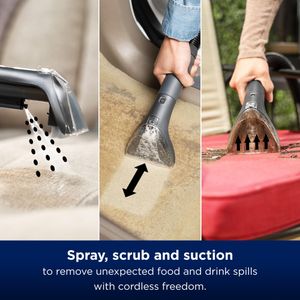 BISSELL SpotClean Cordless Carpet & Upholstery Cleaner – Portable, Lightweight Stain Remover
