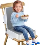 Toddler Booster Seat for Dining Table, Baby Booster Seat for Dining Table Waterproof with 2 Adjustable Seat Belts Safety Buckle