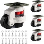 4-Pcs Leveling Machine Casters with