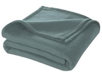 Cloth Fusion Solid All Season Multipurpose Fleece Winter Blanket Double Bed (228X254 Cm Or 90"X100" Inches, Grey), 350 tc