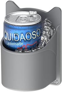 QUIDAOSO Beer/Can/Drink/Wine Bottle Holder(Cooler/Mini Ice Bucket) for Shower, Wall Mounted Cup/Toothbrush Holder, Beer Gifts for Man, Funny Birthday Gifts(02G)