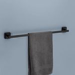 Plantex 304 Grade Stainless Steel Bathroom Towel Rod/Towel Hanger for Kitchen/Towel Holder/Bathroom Accessories - Decan(Black)