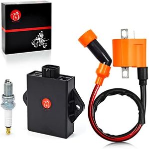 Igniter CDI Box and Ignition Coil ATV for Arctic Cat 250 350 1998-2005 for SUZUKI Quadrunner 250 1988-2002 Quadrunner 4WD 1987-1993 King Quad 300 1995-2002 3530-024 3530-011 32900-19B50 32900-19B40