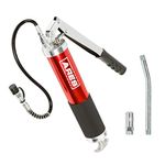 ARES 53013 – Professional Lever Action Grease Gun - 400cc Bulk and 14 Ounce Cartridge Loading - 4500 PSI Working Pressure Rating – 18-Inch Flex Hose and 6-Inch Offset Extension