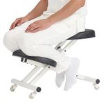 Master Massage Ergonomic Metal Foldable Posture Kneeling Chair for Office –Metal Folding Kneeling Posture Chair for Home and Office-Posture Correction Stool-Improve Your Posture