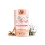 Nat Habit Shwet Chandan Kusha Baby Powder | Talc-Free, Rash-Free Dusting Powder for Newborns & Kids (0 to 5 Yrs) | Cornstarch Baby Powder for Summer, Face & Body | Ayurvedic Baby Puff Powder 150g