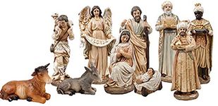 The Healing Corner Christmas Nativity Set Traditional Xmas Scene 10 figures 6" Multicolour