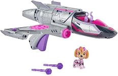 PAW Patrol: The Mighty Movie, Transforming Rescue Jet with Skye Mighty Pups Action Figure, Lights and Sounds, Kids Toys for Boys & Girls 3+