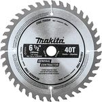 Makita D-67038 6-1/2" 40T Carbide-Tipped Circular Saw Blade, Fine Finish