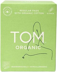 TOM Organic Regular Ultra Thin Pads, 10 count